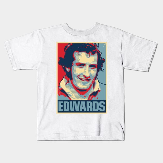 Edwards Kids T-Shirt by DAFTFISH